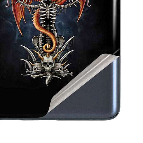 Gothic Dragon & Skull Cross by Sarah Richter Galaxy S20 Fan Edition Skin